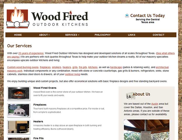 Wood Fired Outdoor Kitchens